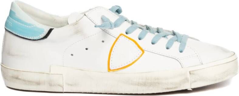 Philippe Model Wit en Celeste Paris X Sneakers White Heren - Foto 4