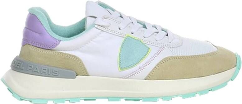 Philippe Model Sneaker Leren en Nylon samenstelling White Dames