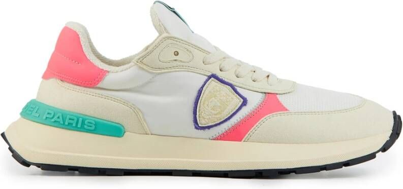 Philippe Model Antibes Pop Mondiali Hardloopschoenen Beige Dames - Foto 2