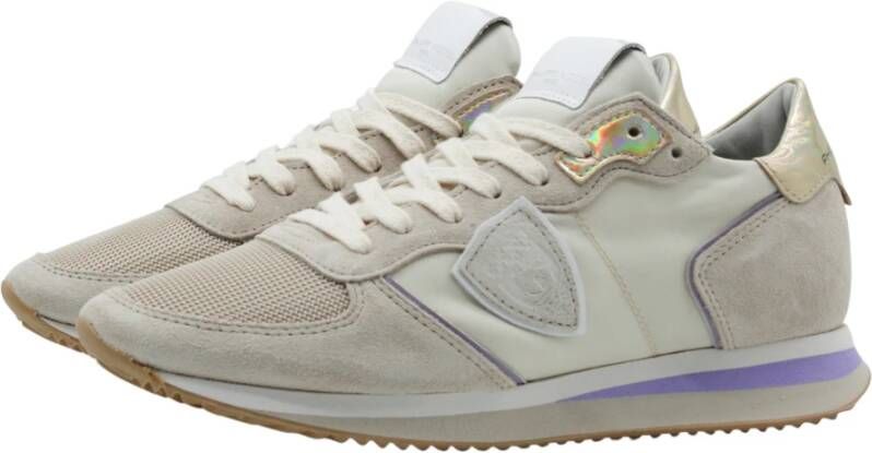 Philippe Model Trpx sneakers met Franse Riviera tinten Beige Dames