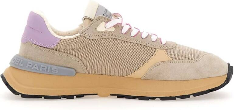 Philippe Model Beige Antibes Hardloopschoenen Vrouwen Multicolor Dames