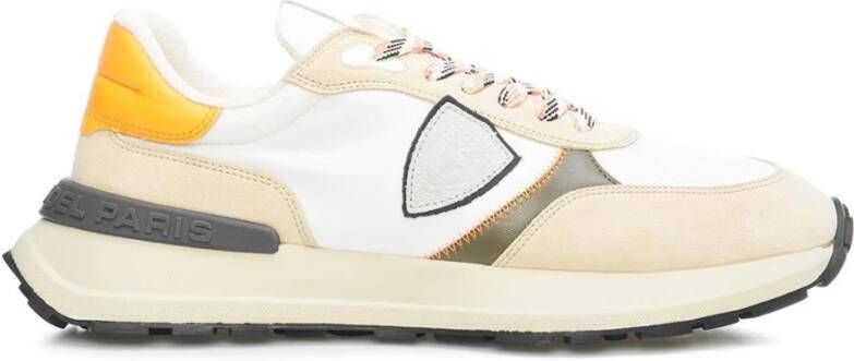 Philippe Model Antibes Vintage Racing Sneakers White Heren