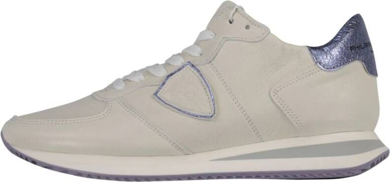 Philippe Model Trpx Low Woman Kleur: Zacht Metaal Wit Vio Grijs Heren