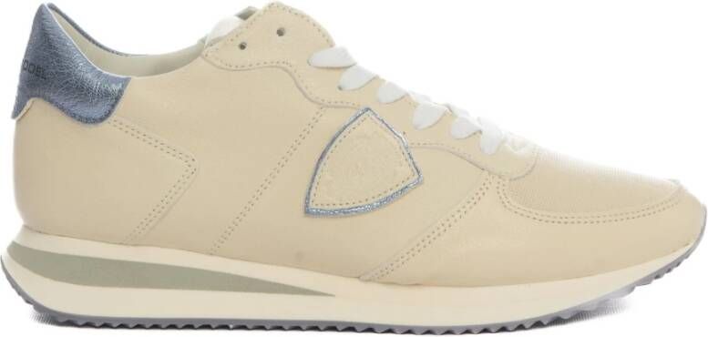 Philippe Model Bi-Color Leren Sneakers voor de Zomer Multicolor