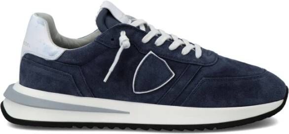 Philippe Model Tropez 2.1 Low Man Synthetische Schoenen Blauw Heren