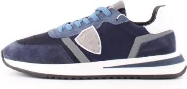 PHILIPPE MODEL Lage Sneakers Dames Tropez 2.1 Low Maat: 41 Materiaal: Leer Kleur: Blauw - Foto 4