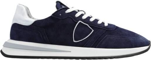 Philippe Model Tropez 2.1 Low Man Synthetische Schoenen Blauw Heren