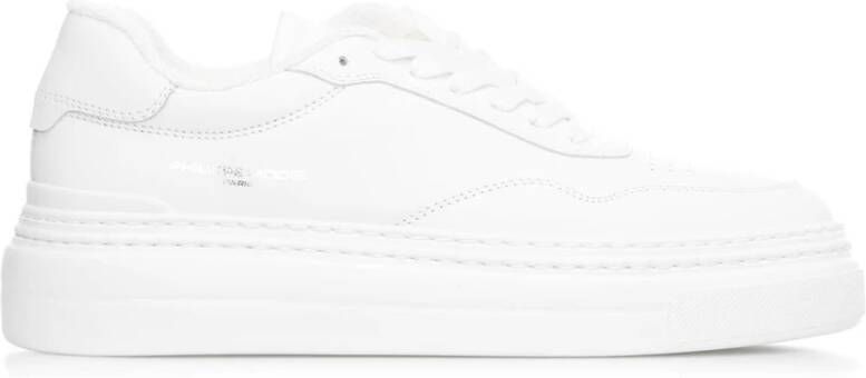 Philippe Model Moderne Minimalistische Sneakers Wit Dames