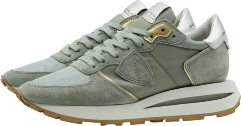 Philippe Model Glamoureuze Tropez Haute Sneakers Green Dames