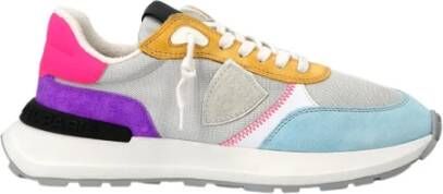 Philippe Model Multicolor Nylon Sneakers met Suède en Leren Details Meerkleurig Dames