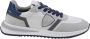 Philippe Model Tropez 2.1 Low Mondial Pop Wit Blauw Sneakers White Heren - Thumbnail 1