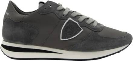 Philippe Model Sneakers Tzlu 6003 Tropez Charbon Grijs Heren