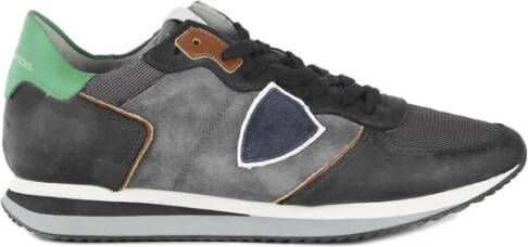 Philippe Model Mixage Anthracite Lage Sneakers Gray Heren