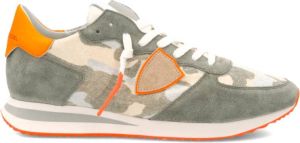 Philippe Model Trpx kaki en neon Groen Heren