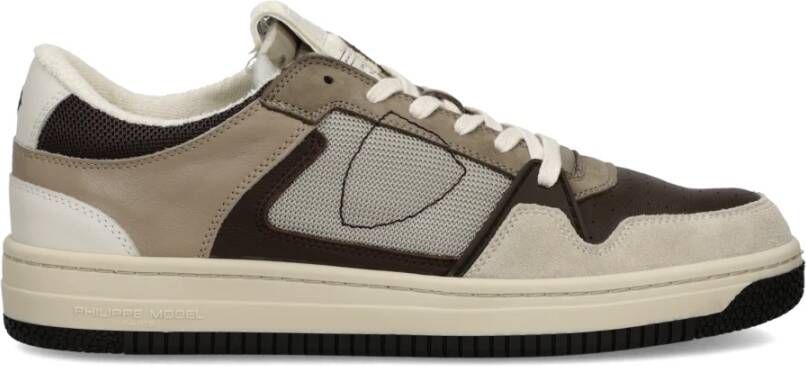 Philippe Model Bruine Sneakers voor Mannen Aw25 - Foto 3