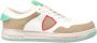 Philippe Model Leren Vetersneakers voor Dames White Dames - Thumbnail 1