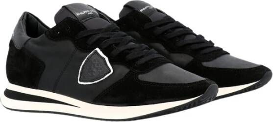 Philippe Model Retro Urban Hardloopschoen Zwart Black