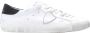 Philippe Model Wit Zwart Sneakers Stijlvol en Comfortabel White - Thumbnail 1