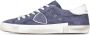 Philippe Model Sneakers met Used-Look van suède Blue Heren - Thumbnail 13