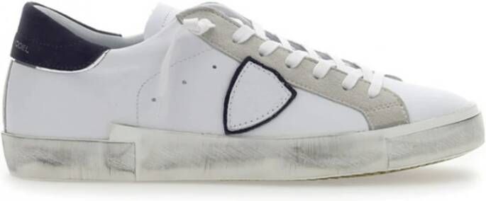Philippe Model Sneakers met vintage-geïnspireerd ontwerp White Heren