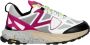 Philippe Model Rocx Sneakers Wit en Cyclamen White Dames - Thumbnail 2