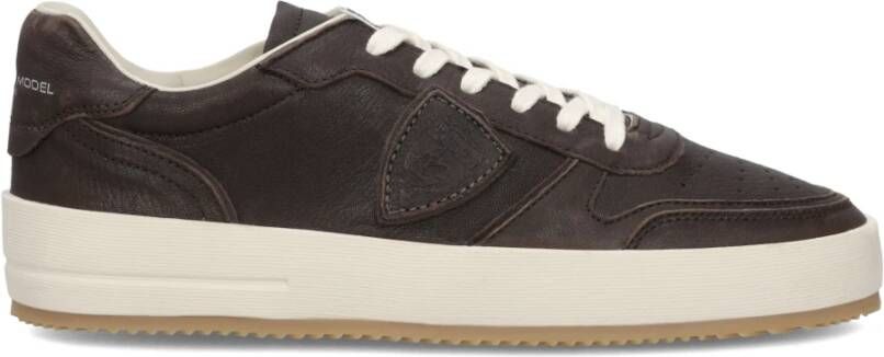 Philippe Model Lage Sneakers VNLU WW01 NICE LOW-WEST_BRUN