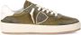 Philippe Model Moderne Leren Sneakers met Brede Zool Green Heren - Thumbnail 2
