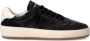 Philippe Model Zwarte leren sneakers met suède inzetstukken Black Heren - Thumbnail 6