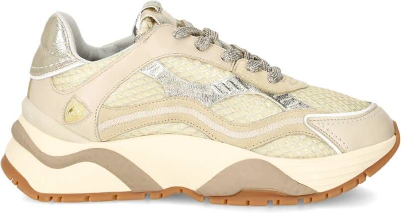 Philippe Model Low-Top Sneakers Odeon Low Veau Resau Beige Sneaker in beige