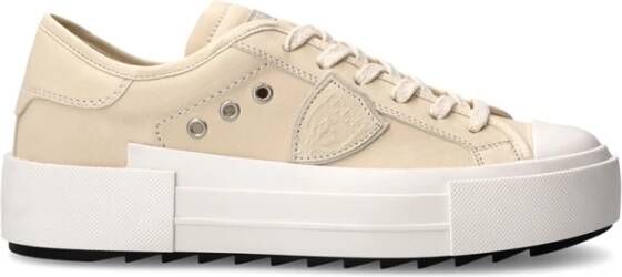 Philippe Model Sneakers Paris Haute Tennis Beige Dames