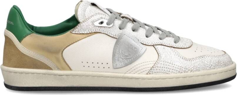 Philippe Model Lage Sneakers PGLU VC03 PGAL-BLANC VERT VC03