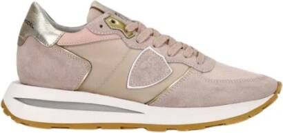 Philippe Model Sneakers Tropez Haute Low Woman in poeder roze