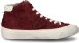 Philippe Model Vintage Bordeaux Leren Sneakers Rood Dames - Thumbnail 7