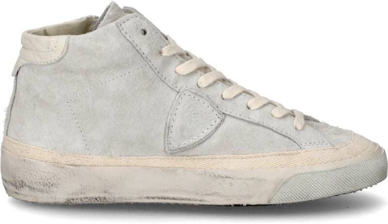 Philippe Model Mid Plaisir Sneakers Comfort en Stijl White Dames