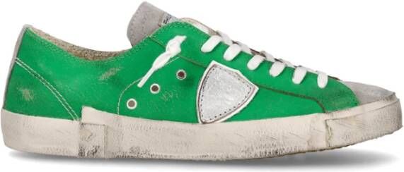 Philippe Model Gebroken Vert Stijlvolle Mand Sneakers