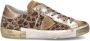 Philippe Model Glinsterende Kristal Leren Sneakers Multicolor Dames - Thumbnail 1