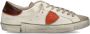 Philippe Model Lage Sneakers PRLU VVB3 PARIS X-VEAU BORDURE_LAIT ORANGE - Thumbnail 1