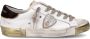 Philippe Model Zilveren Lage Sneakers met Asymmetrische Band Gray Dames - Thumbnail 12
