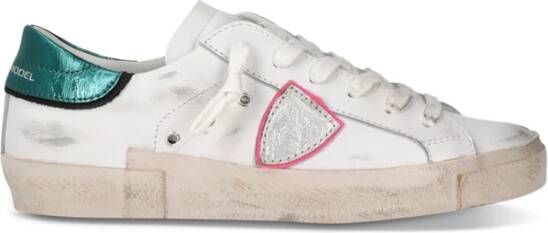 Philippe Model Retro Stijl Sneakers Vrouwen Wit Blauw White Dames