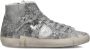 PHILIPPE MODEL Hoge Sneakers Dames Prsx High Woman Maat: 41 Materiaal: Leer Kleur: Zilverkleurig - Thumbnail 2