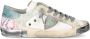Philippe Model Multikleur Leren Sneakers Multicolor Dames - Thumbnail 3