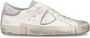 Philippe Model Wit Roze Logo Patch Sneakers White Dames - Thumbnail 7