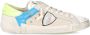 Philippe Model Witte en gele sneakers van leer Multicolor Heren - Thumbnail 5