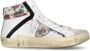 Philippe Model Ambachtelijk geïnspireerde Prsx hoge sneakers voor vrouwen White Dames - Thumbnail 8