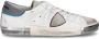Philippe Model Witte lage top sneakers met asymmetrische band White Heren - Thumbnail 1