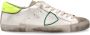 Philippe Model Vintage Skate Sneakers Wit Geel White Heren - Thumbnail 6