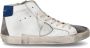 Philippe Model Vintage leren sneakers met spiegeleffect White Heren - Thumbnail 1