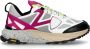 Philippe Model Rocx Sneakers Wit en Cyclamen White Dames - Thumbnail 2