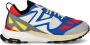 Philippe Model Blauwe Hardloopschoenen Trekking Stijl Multicolor Heren - Thumbnail 2