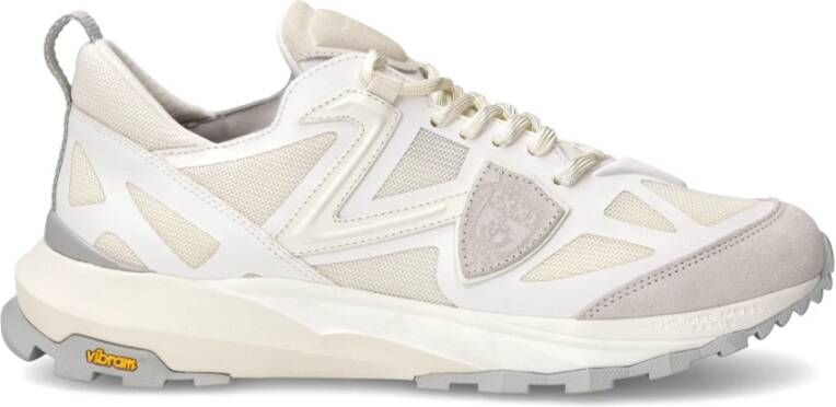 Philippe Model Dynamische witte sneakers met OrthoLite en Vibram zool White Heren